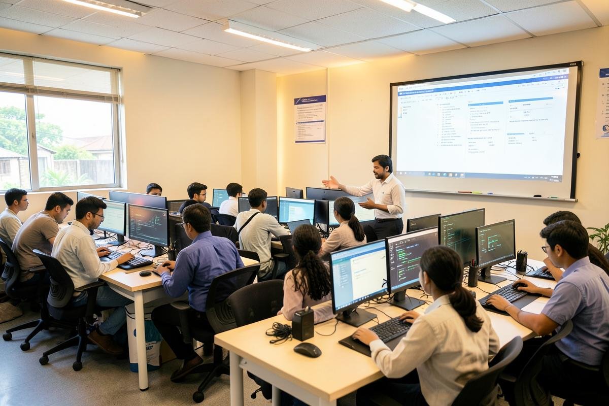 Cyber security classroom in Ameerpet Hyderabad